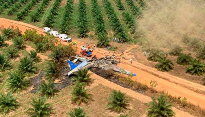 ავიაკატასტროფა კოლუმბიაში – ბორტზე მყოფი თოთხმეტივე მგზავრი დაიღუპა