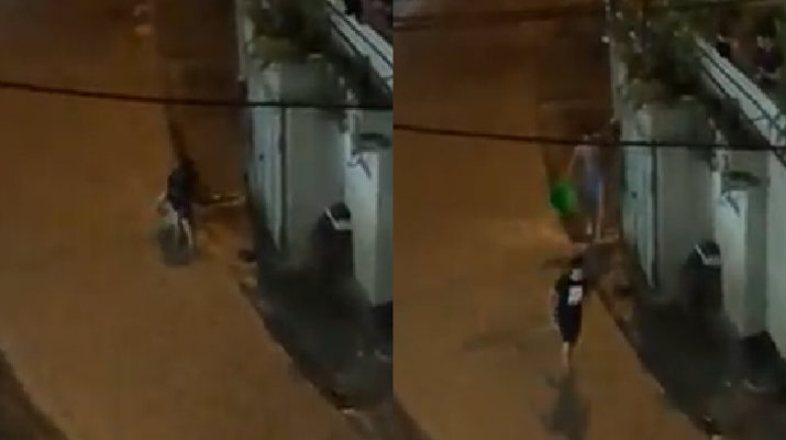 ბავშვები წვიმის ნიაღვარში ერთობიან [ვიდეო]