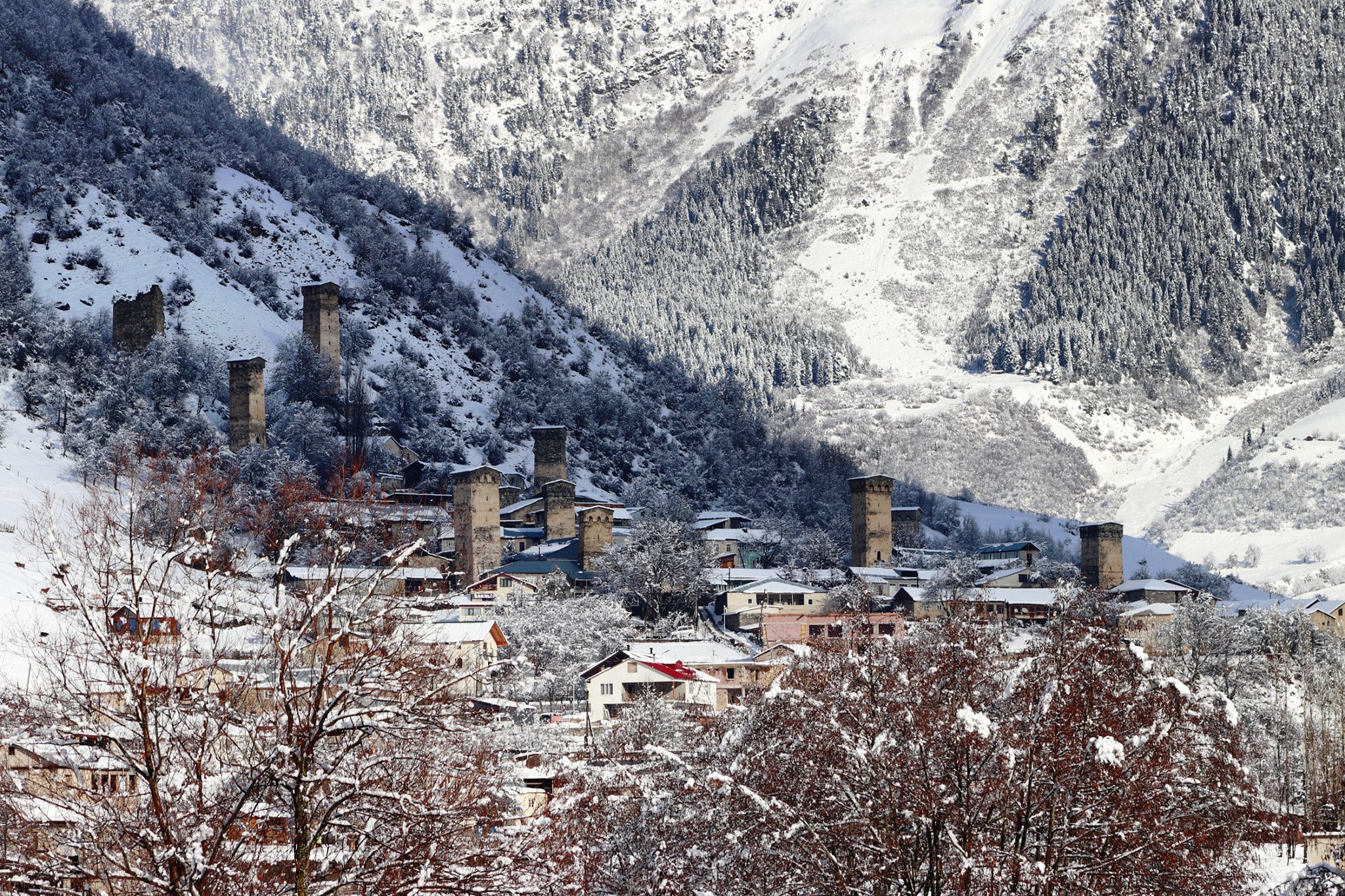 Тушетия Грузия зимой