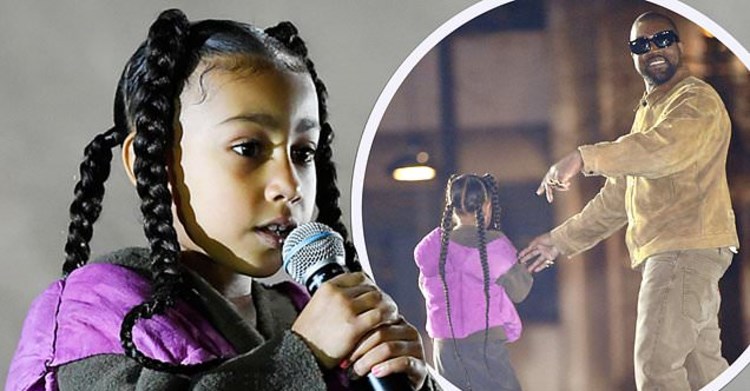 „მე რეპერობა მსურს“ – კანიე უესტისა და კიმ კარდაშიანის 6 წლის ქალიშვილის მუსიკალური დებიუტი დიდ სცენაზე