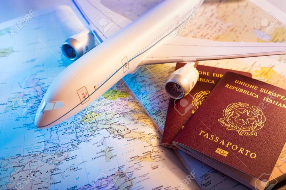 31283946-passport-airplane-and-map-of-europe
