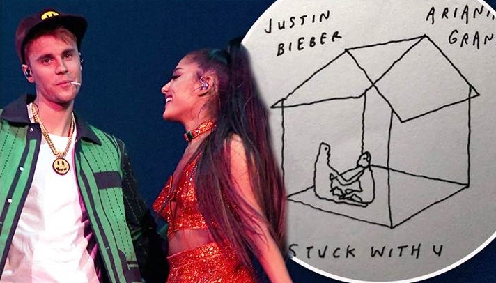 Download-Justin-Bieber-Ariana-Grande-Stuck-With-You-Mp3-Download