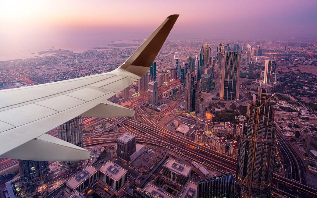 Flight-over-Dubai