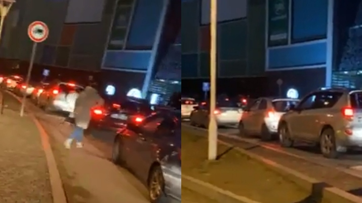 ვიდეო: მანქანების რიგი “თბილისი მოლის” პარკინგზე შესასვლელად – მოქალაქეები შვიდი საათიდან გამოჩდნენ