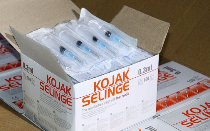 ვაქცინაციისთვის 50 000 შპრიცი უკვე საქართველოშია