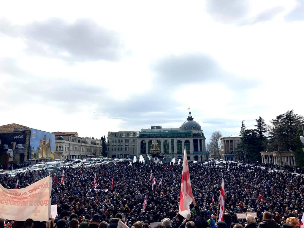 ნამახვანჰესის აქცია ქუთაისში