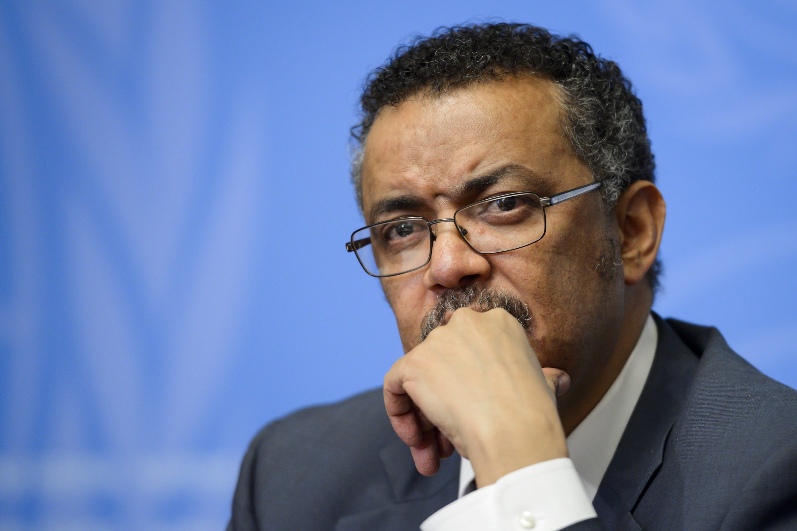 Ethiopian Minister of Foreign Affairs Tedros Adhanom Ghebreyesus attends a press conference launching his candidacy to the post of Director General of World Health Organization (WHO), on the sidelines of the WHO's annual assembly, on May 24, 2016, in Geneva.
Delegates from 194 member-states gather for the second day of the WHO's annual assembly, with the UN agency's chief Margaret Chan warning in an opening address that the world was not prepared to cope with a rising threat from infectious diseases. / AFP / FABRICE COFFRINI        (Photo credit should read FABRICE COFFRINI/AFP/Getty Images)