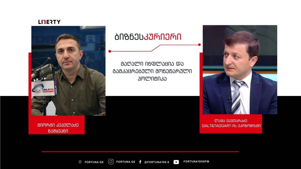დააგვიანა თუ არა ეროვნულმა ბანკმა მონეტარული პოლიტიკის გამკაცრება და რამდენპროცენტიანი ინფლაციაა მოსალოდნელი 2022 წელს /  “ბიზნესკურიერის” პოდკასტი