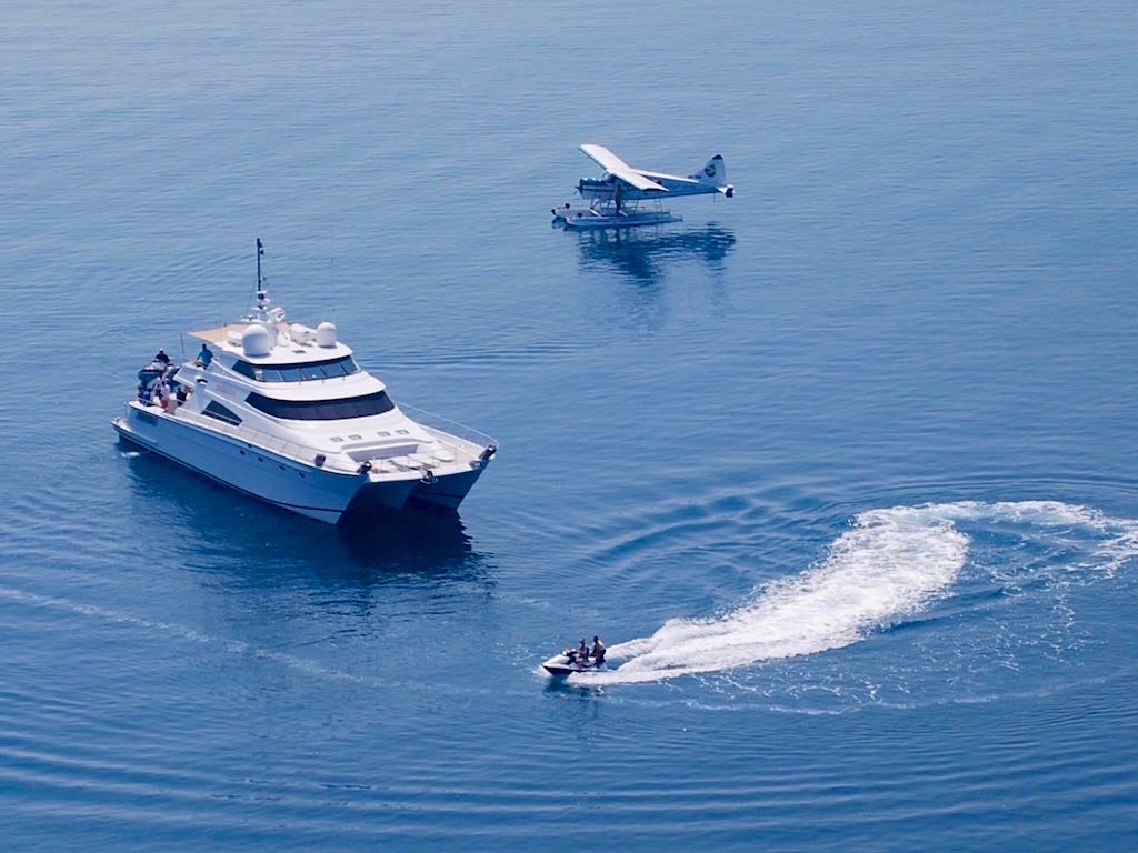Catamaran Bel Mare Yacht - with sea plane