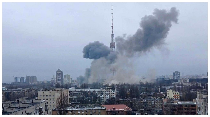 უკრაინის თითქმის ყველა რეგიონში საჰაერო თავდასხმის განგაშია გამოცხადებული
