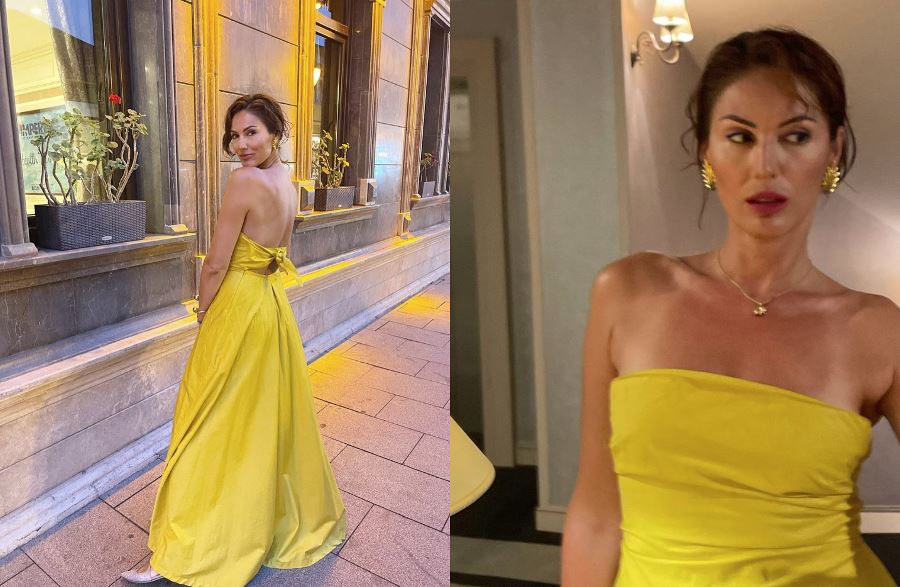 „საოცრება“, „გემოვნებიანი და დახვეწილი“ – თიკა ფაცაციას ულამაზესი ყვითელი კაბა და აღფრთოვანებული გამომწერები