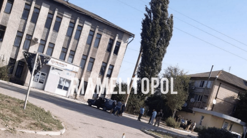 მელიტოპოლში ააფეთქეს შენობა, რომელშიც ოკუპანტები “რეფერენდუმის” ჩატარებას გეგმავდნენ