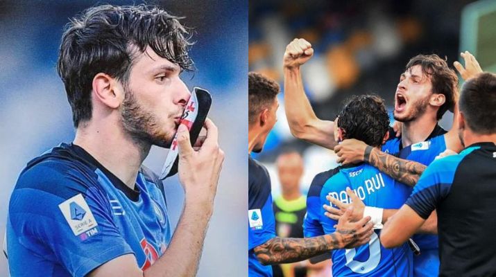 “ეს “მარადონაზე” ხვიჩა კვარაცხელიას დიდების პირველი საღამოა, ისტორია უკვე კალმით იწერება, ცისფერ ცაზე ვარსკვლავი დაიბადა.. – “ნაპოლის” ოფიციალური გვერდი