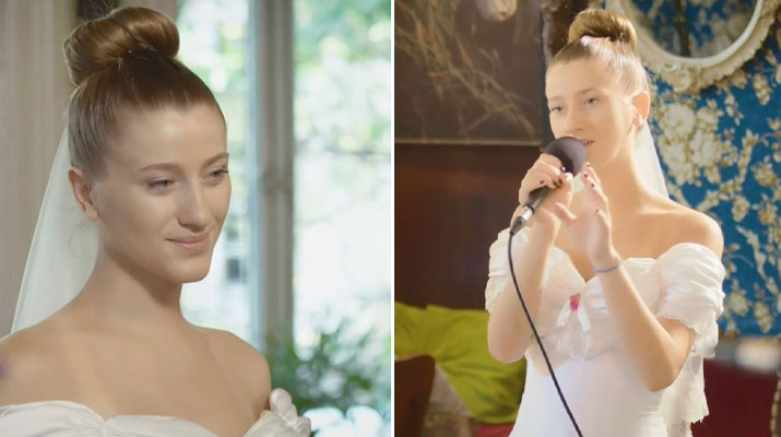 ვიდეო: „გულს რად მიკლავ“ ნათია თოდუამ საქორწილო კაბით შეასრულა