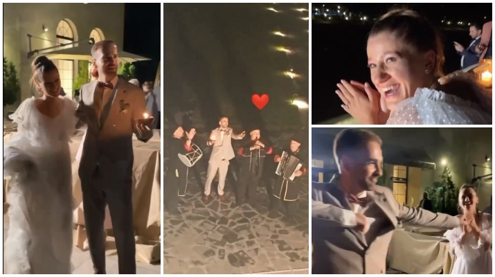ფოტო, ვიდეო: ექსპრომტად შესრულებული ცეკვა ქართული და სიძის სიმღერა პატარძალს: ნათია თოდუას ქორწილიდან მორიგი კადრები ვრცელდება