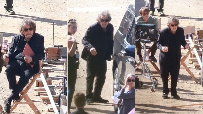 82 წლის ალ პაჩინოს ახალ ფილმში იღებენ – პირველი ფოტოები გადასაღები მოედნიდან