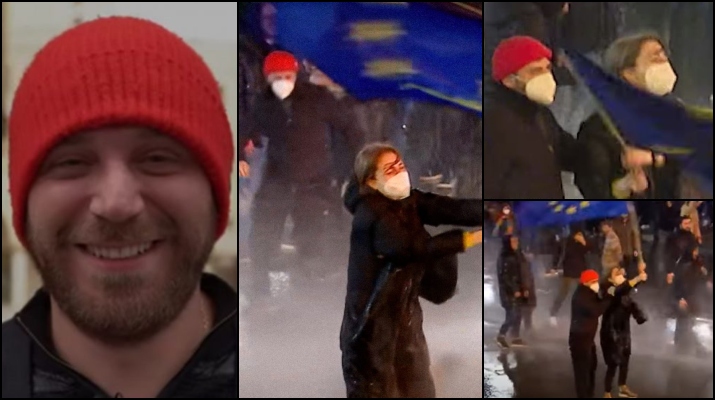 ვიდეო: „ჩემთვის ისეთი მართალი იყო ეს ქალი, მაშინვე მივხვდი, რომ მისკენ უნდა წავსულიყავი და გვერდში დავდგომოდი“ – ვინ არის წითელქუდიანი ბიჭი, რომელიც მედროშე ქალს ზურგს უმაგრებდა