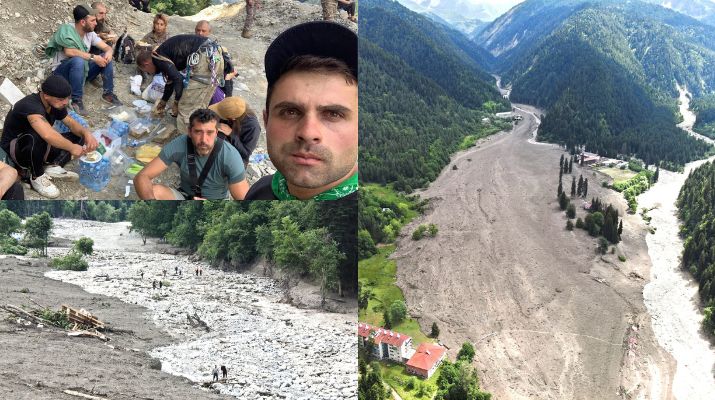 „უბედურების მორევიდან გამოსულებს გვხვდებოდნენ ჩემი რაჭველები, მოჰქონდათ წყალი, საკვები.. უკიდეგანო უბედურების ჟამს მადლიერების და გვერდში დგომის უპრეცედენტო მაგალითი“ – კოტე მელინჩუკი 