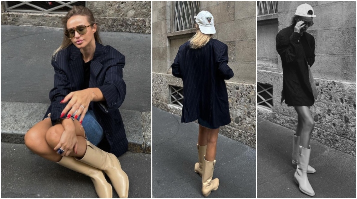 ფოტო: „რა მშვენიერი ხარ“, „გემოვნების ზეიმი“ – პიჯაკი, ჩექმა და კეპი: ანუკი არეშიძის მილანური „ლუქი“