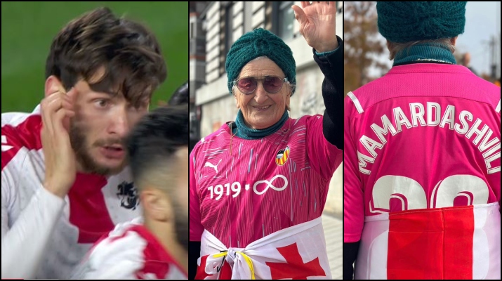 ფოტო: 93 წლის ქართველმა ემიგრანტმა 548 კილომეტრი გამოიარა, რათა ვალიადოლიდში საქართველოს ნაკრებისთვის ეგულშემატკივრა