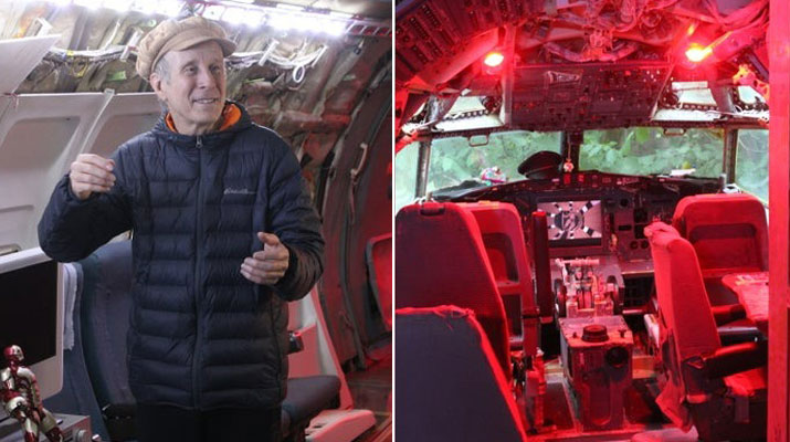 გაიცანით კაცი, რომელიც უკვე 24 წელია ძველ თვითმფრინავში ცხოვრობს