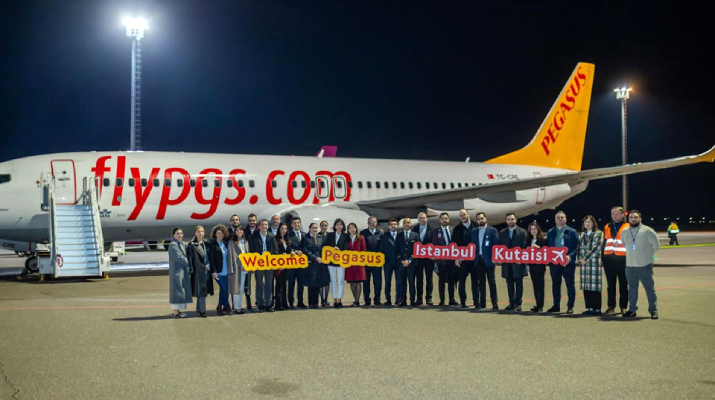 ქუთაისის საერთაშორისო აეროპორტში Pegasus Airlines-მა ოპერირება დაიწყო