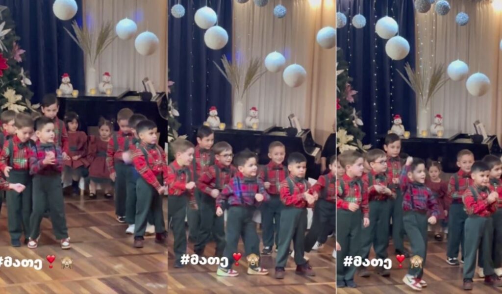ვიდეო: „ნიჭიერი და მხიარული“ – პატარა მათეს წინასაახალწლო ამაღლებული განწყობა