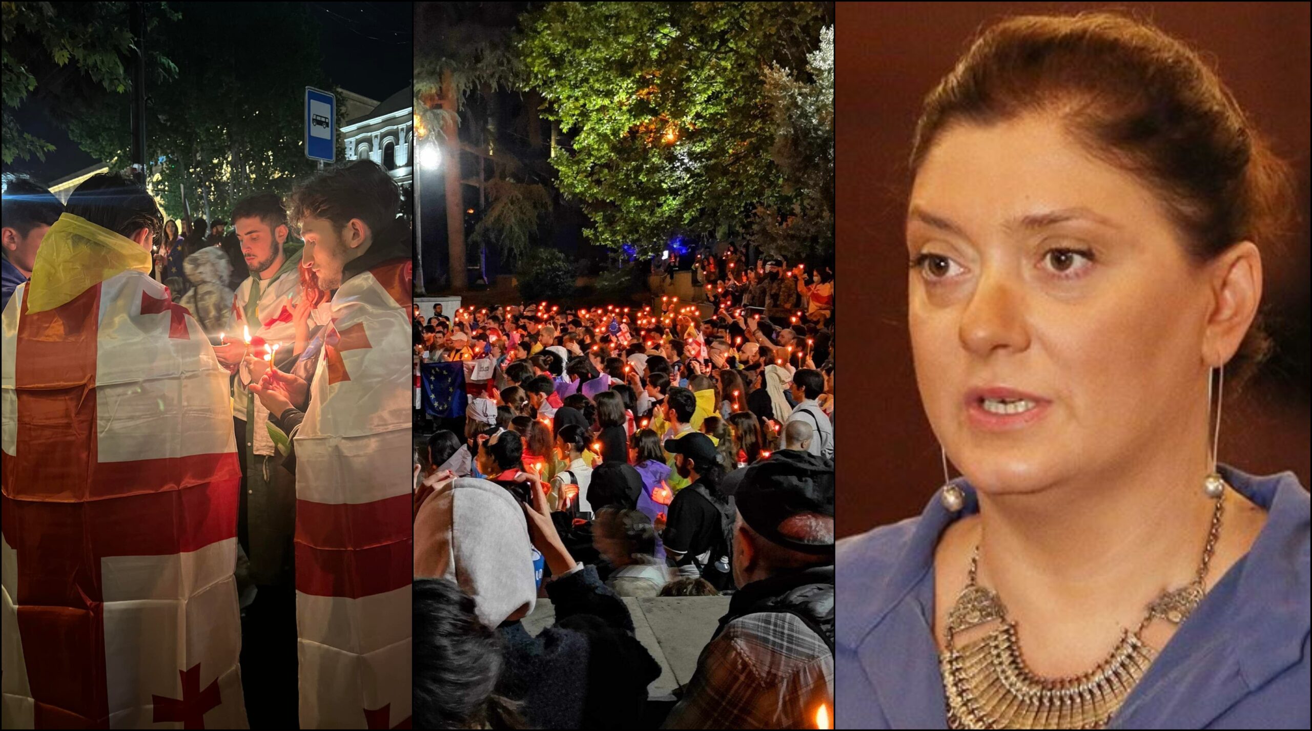 სოფო ხუნწარია, აქციის მონაწილეები ქაშვეთის ეკლესიასთან სოფო ხუნწარია, აქციის მონაწილეები ქაშვეთის ეკლესიასთან