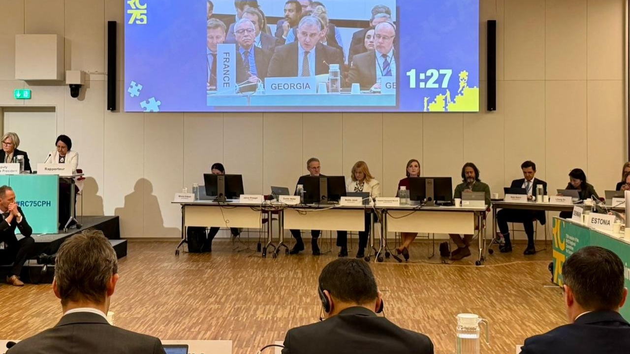 მიხეილ სარჯველაძე კოპენჰაგენში, ჯანმრთელობის მსოფლიო ორგანიზაციის ევროპის რეგიონული კომიტეტის 75-ე სესიაზე სიტყვით გამოვიდა მიხეილ სარჯველაძე კოპენჰაგენში, ჯანმრთელობის მსოფლიო ორგანიზაციის ევროპის რეგიონული კომიტეტის 75-ე სესიაზე სიტყვით გამოვიდა