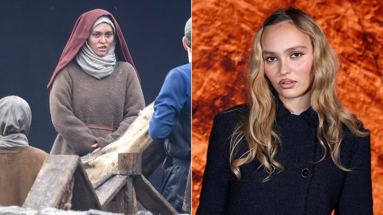 ლილი-როუზ დეპის ახალი იმიჯი საშინელებათა ფილმის გადაღებებზე