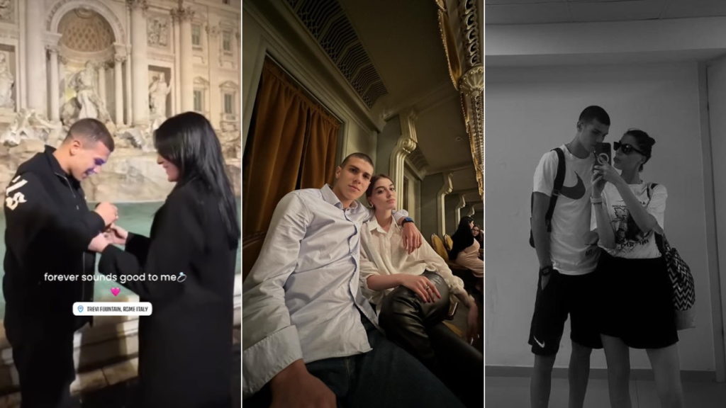 ფოტოები: ხელის თხოვნა ტრევის შადრევანთან – ფეხბურთელი გიორგი კვერნაძე დაინიშნა – მისი რჩეული ელენე სახიაშვილია