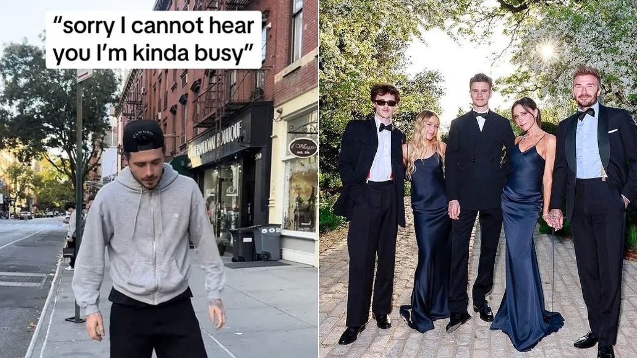 „ბოდიში, ვერ გისმენთ - დაკავებული ვარ“- ბრუკლინ ბექჰემმა, სოციალურ ქსელებში დაბლოკვის შემდეგ, ოჯახს ირონიული მესიჯი გადაუგზავნა