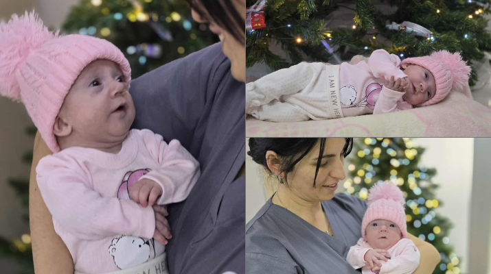 „ახალშობილი გოგონა 480 გრამს იწონიდა, 6 თვის და 21 დღის შემდეგ კლინიკა კარგი ნევროლოგიური სტატუსით დატოვა და დედასთან ერთად სამაჩაბლოში დაბრუნდა“ – პირველი საუნივერსიტეტო კლინიკა სასიხარულო ინფორმაციას ავრცელებს