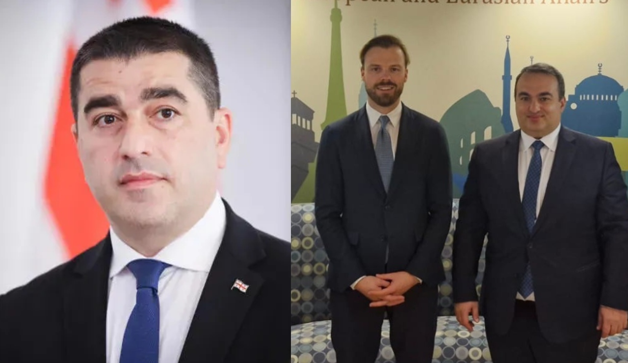 შალვა პაპუაშვილი ლაშა დარსალიას აშშ-ში შეხვედრაზე