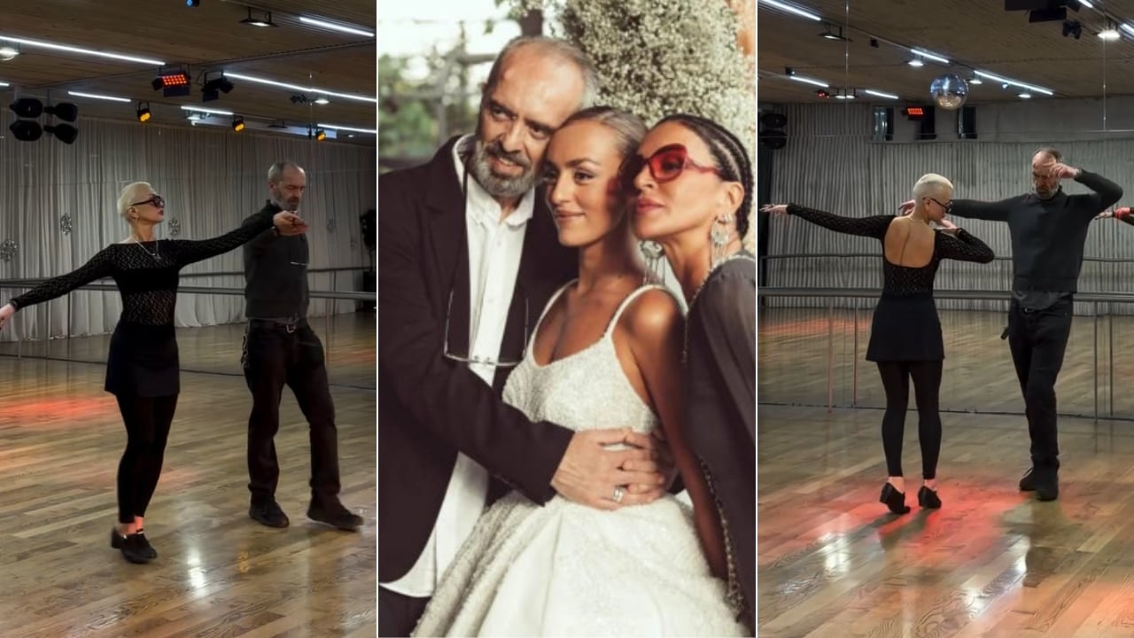 თეა დარჩია მეუღლესთან ერთად