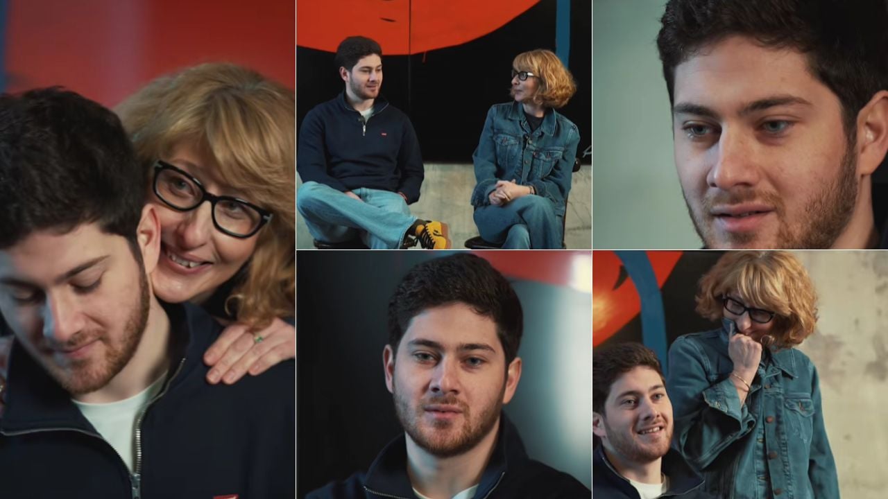 თემურიკო დიასამიძე დედასთან ერთად