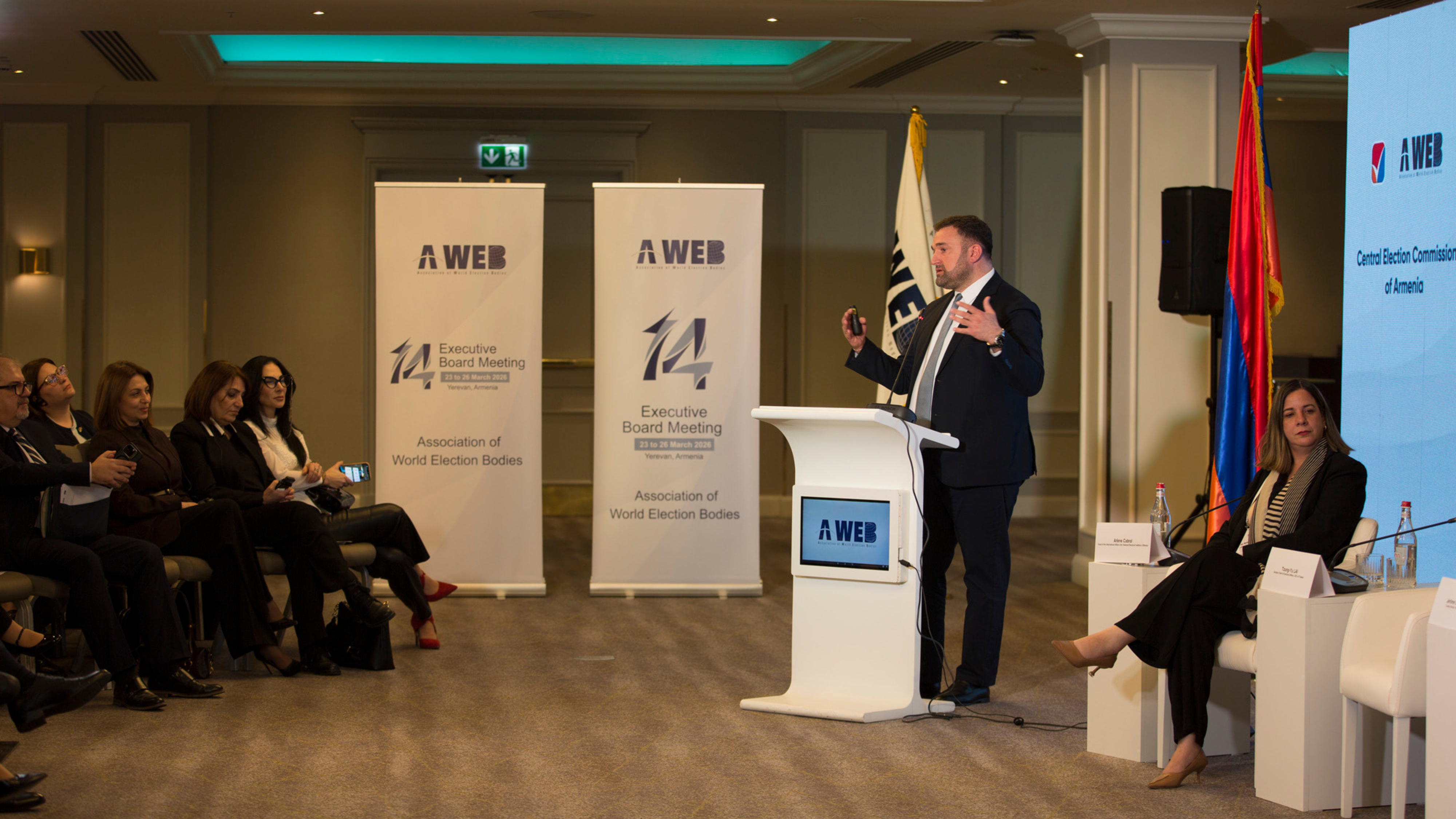 ცესკო - გიორგი კალანდარიშვილი  საერთაშორისო კონფერენციაზე სიტყვით გამოვიდა