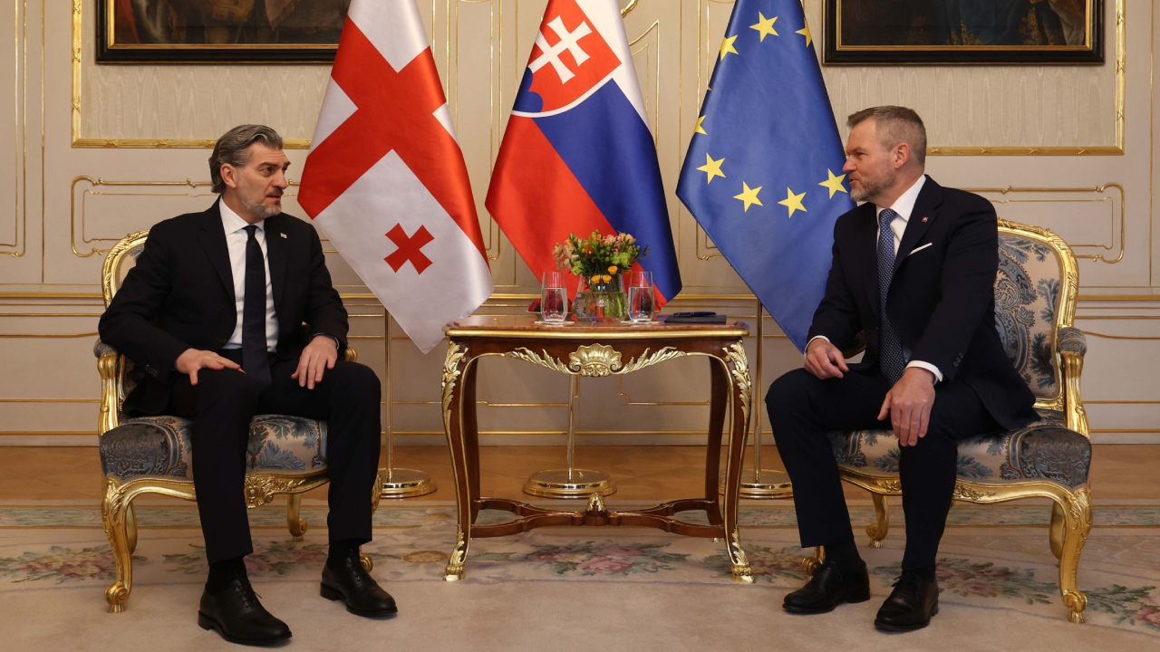 მიხეილ ყაველაშვილი, სლოვაკეთის პრეზიდენტი